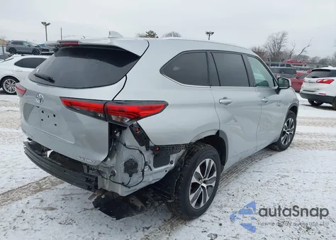 2021 Toyota Highlander Xle из США, поврежденный, VIN 5TDGZRBH3MS544183